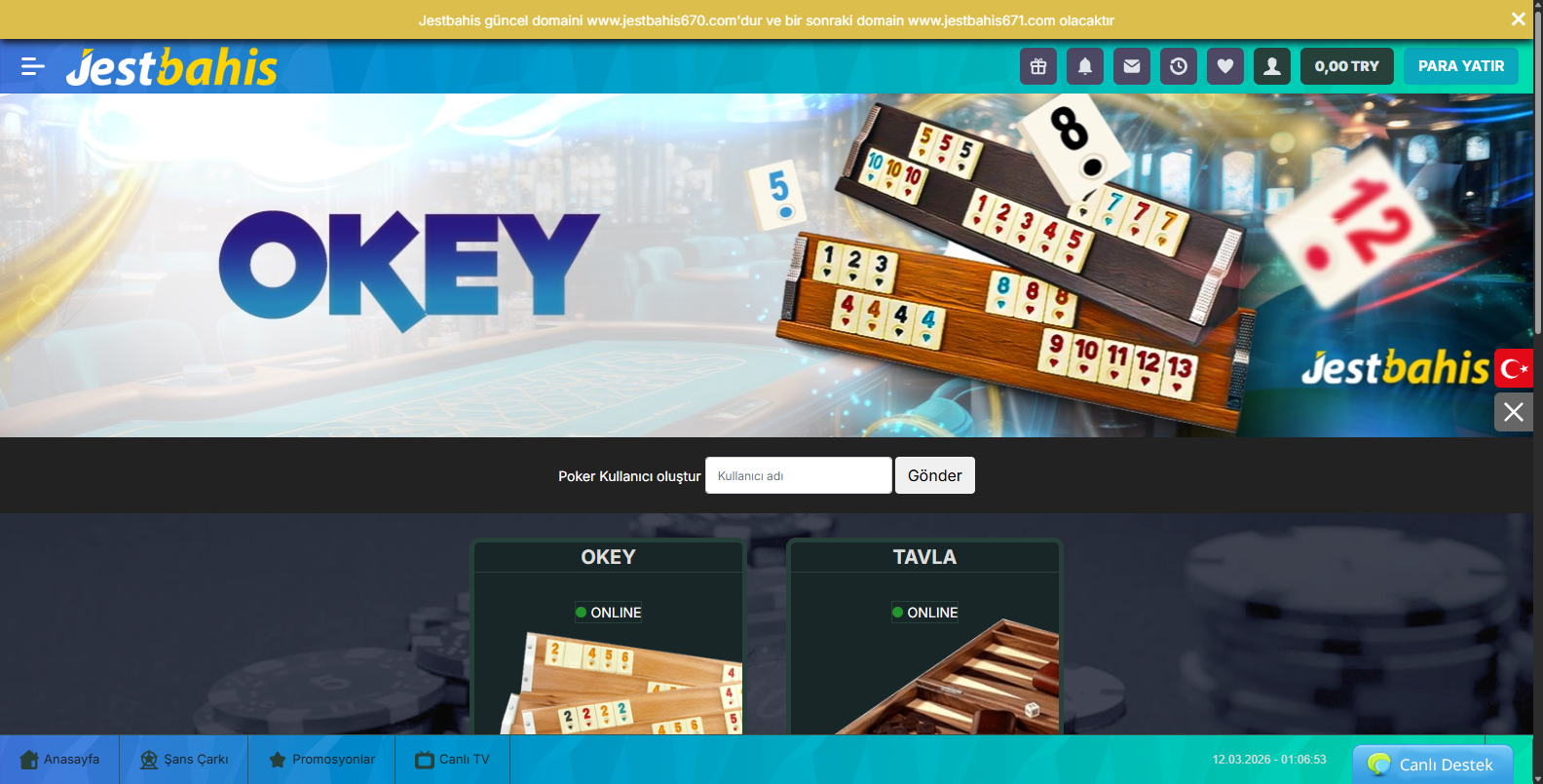 Jestbahis Adres Değişikliği