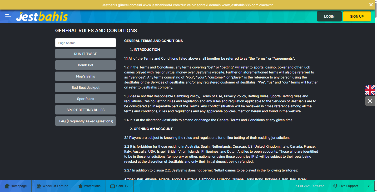 Jestbahis Yeni Bonuslar